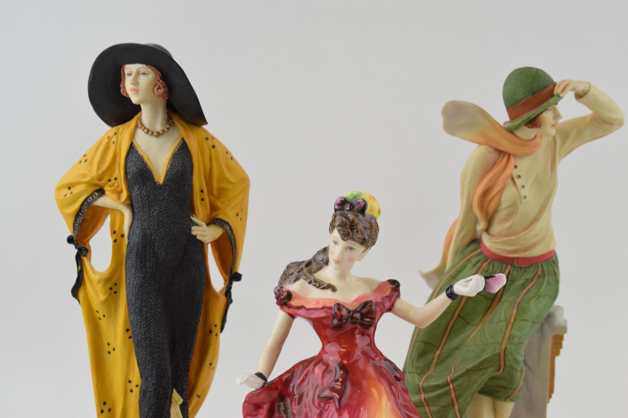 Royal Doulton figures to include Belle HN3703, Annabel CL3971 and Lucinda CL3983, the latter on - Image 2 of 2