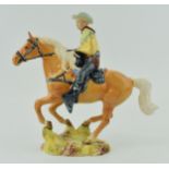 Beswick Canadian Mounted Cowboy 1377 (with damages). Tail has been glued as have all 4 legs and