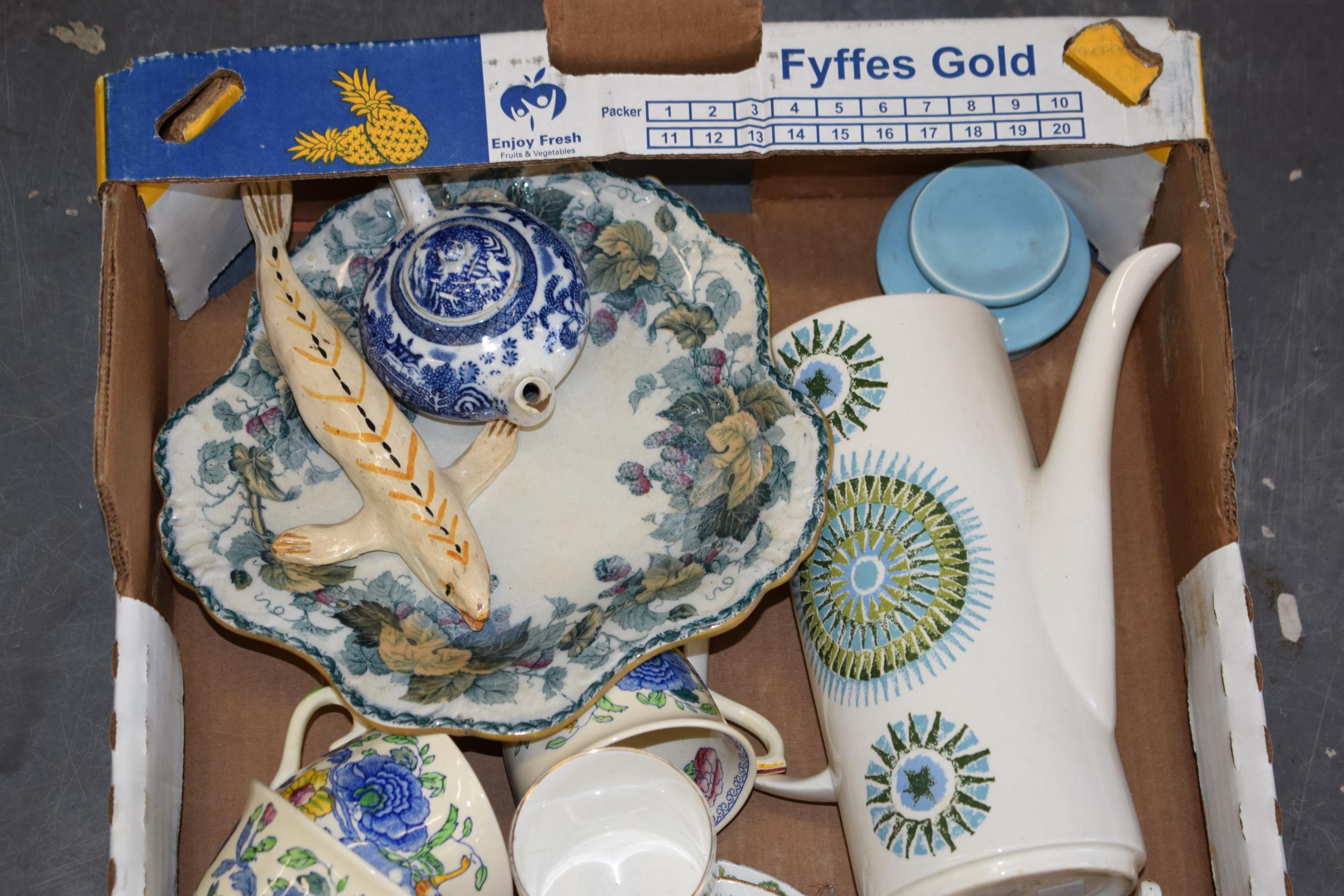 A mixed group of ceramics to include: Masons Regency, Crown Staffordshire, Davenport, and more. - Image 2 of 3