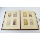 Early 20th century leather bound photo album with some period photos and wedding photos (circa 1/3