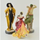 Royal Doulton figures to include Belle HN3703, Annabel CL3971 and Lucinda CL3983, the latter on