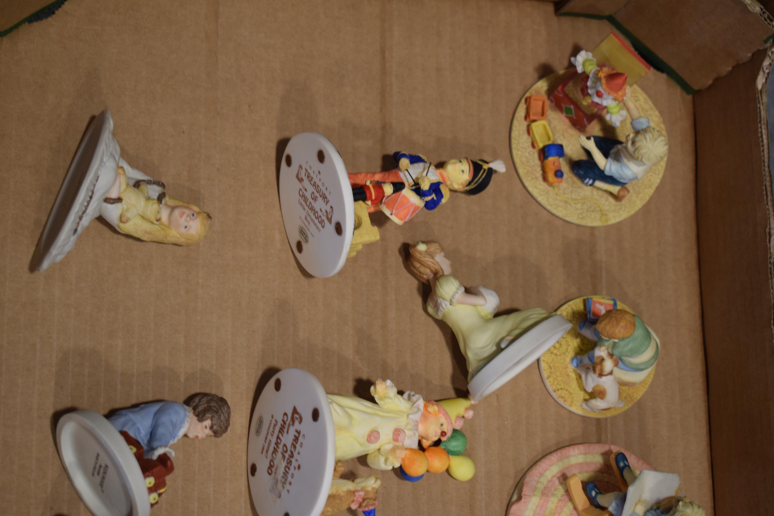 A collection of Coalport, Royal Worcester and similar children figures, some in the Treasury of - Image 4 of 4