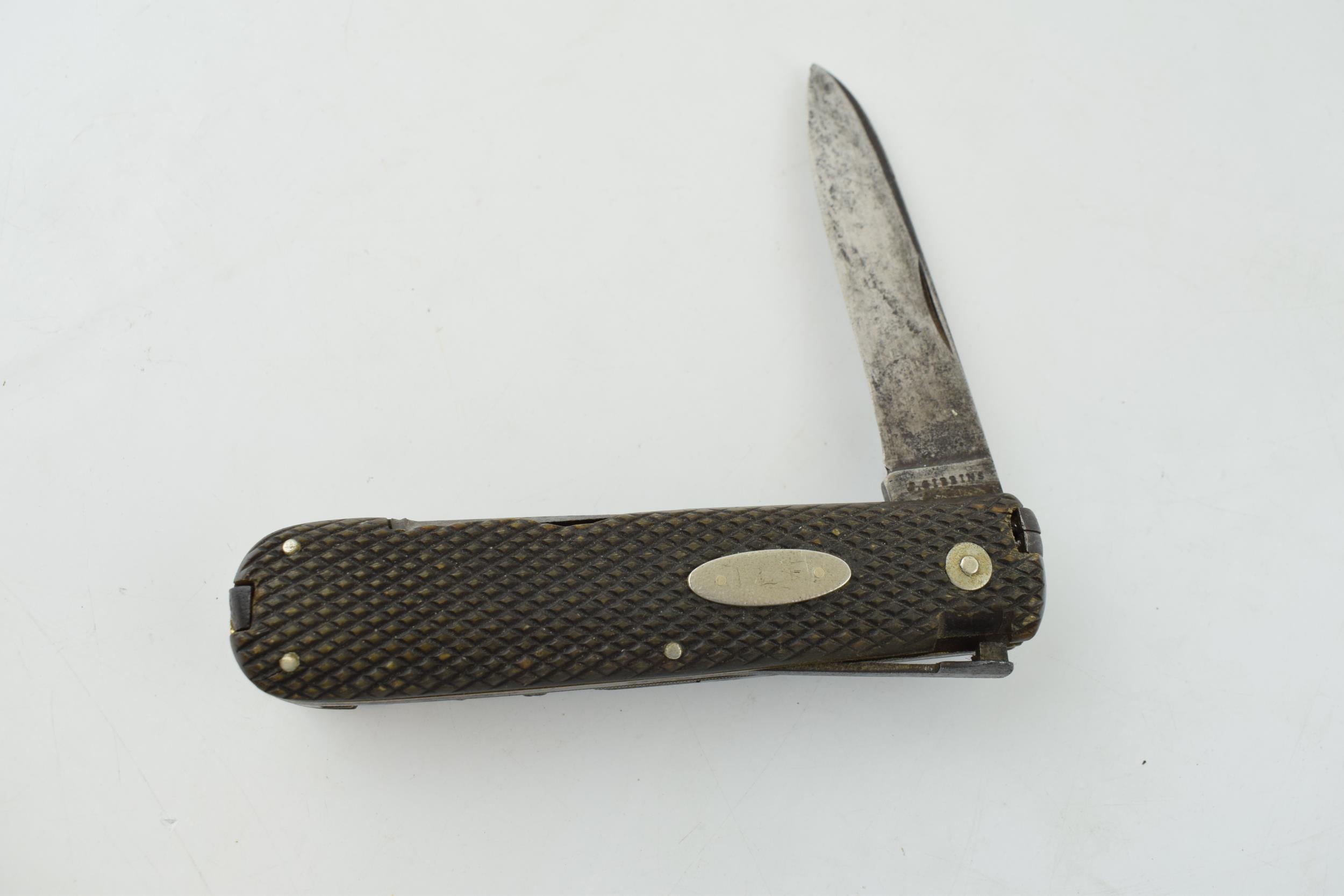 A multitool pocket knife by J Gibbins and Sons of Sheffield. Length 11.5cm. - Image 2 of 4