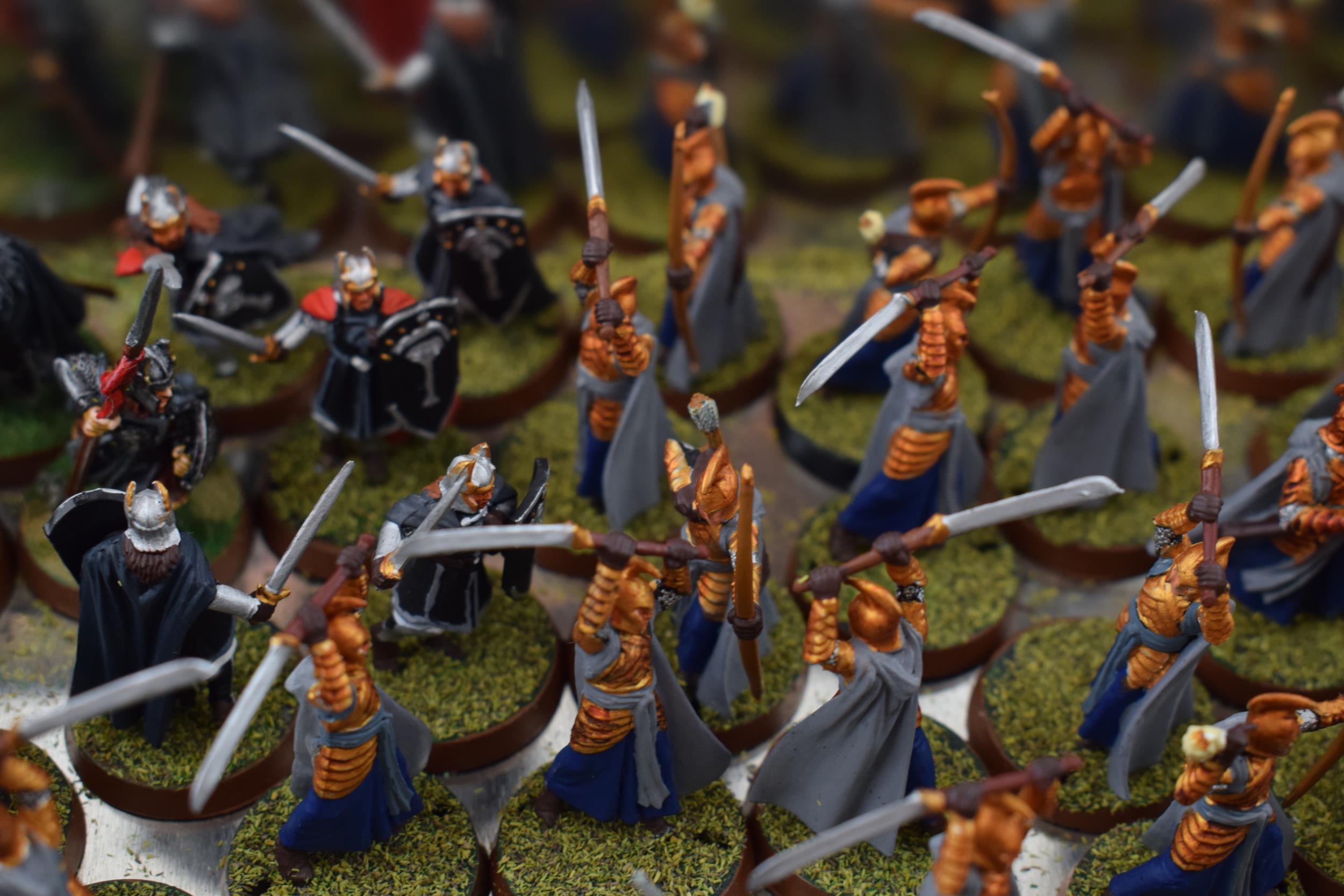 A collection of cast metal war-games and miniature figures by 'Games Workshop' from the 'Lord of The - Image 2 of 10
