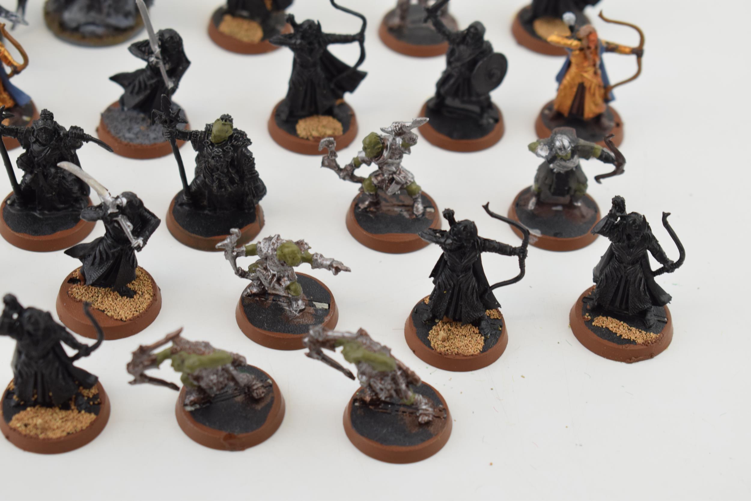 A collection of cast metal war-games and miniature figures by 'Games Workshop' from the 'Lord of The - Image 2 of 7