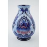 Moorcroft limited edition vase in the Crown Imperial pattern, 34/150, 2010, 14cm tall. In good