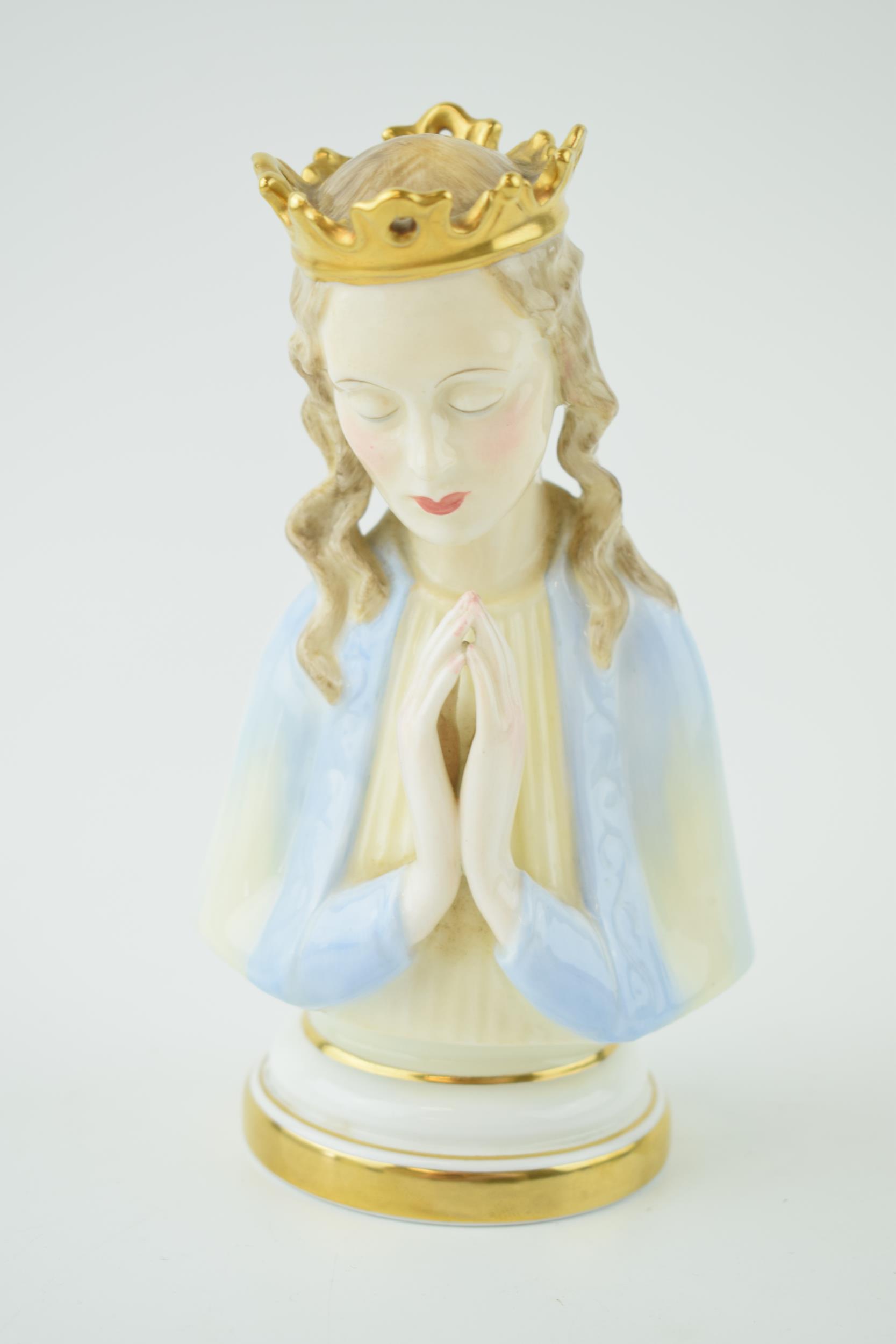 Paragon bust of Madonna, 16cm tall. In good condition with no obvious damage or restoration.