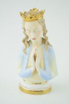 Paragon bust of Madonna, 16cm tall. In good condition with no obvious damage or restoration.
