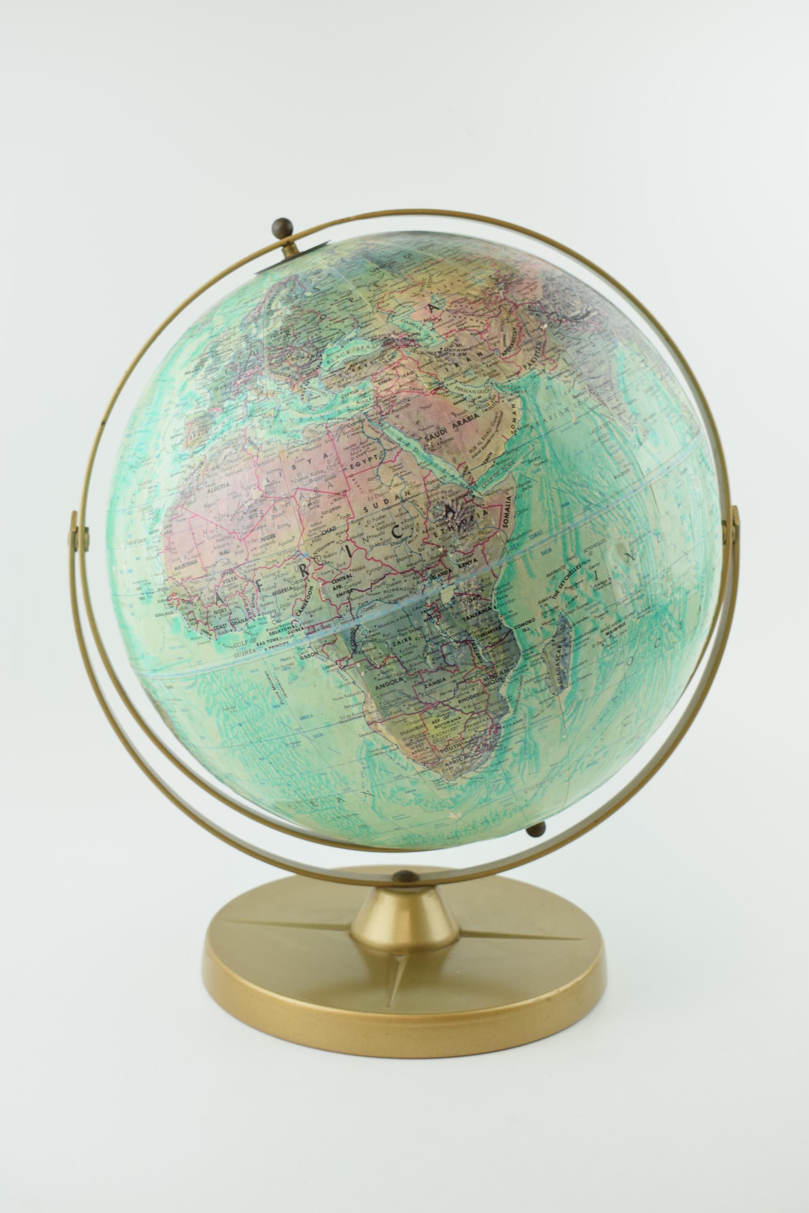 A globe by Replogle USA, height 40cm.