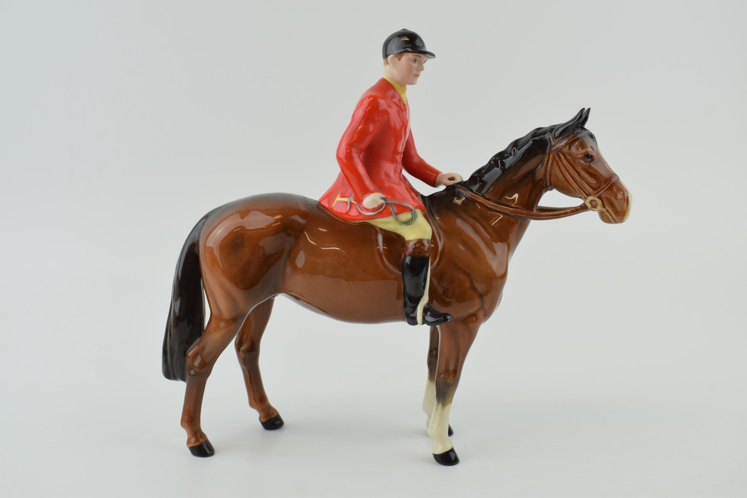 Beswick standing huntsman on brown 1501. In good condition with no obvious damage or restoration.