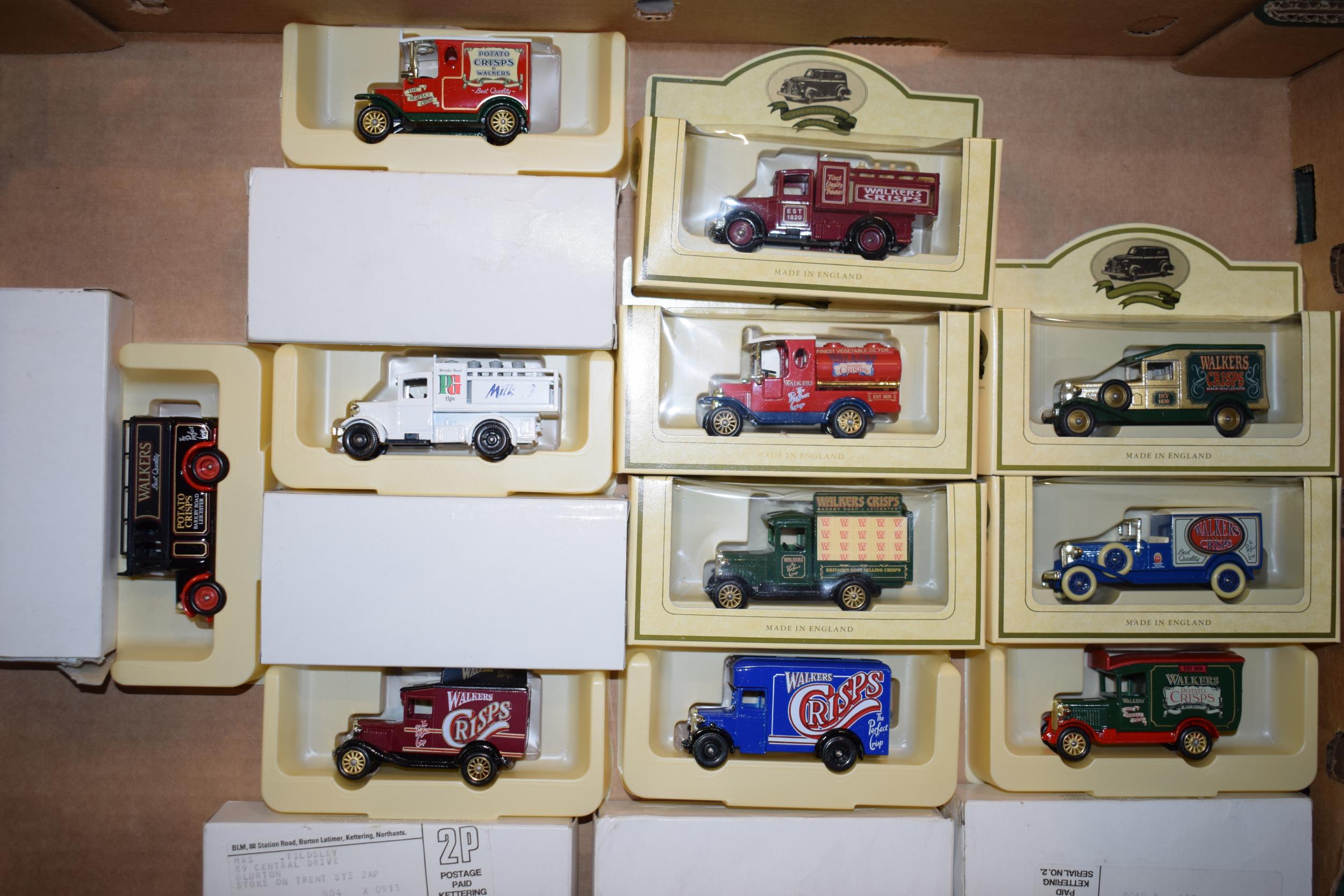 A collection of boxed LLedo and similar model vintage cars. (11)