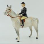 Beswick Huntswoman on grey horse 1730. In good condition with no obvious damage or restoration.