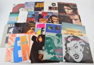 A collection of vinyl 45 singles from the 1980s and 1990s to include artists, The Damned, The Wonder