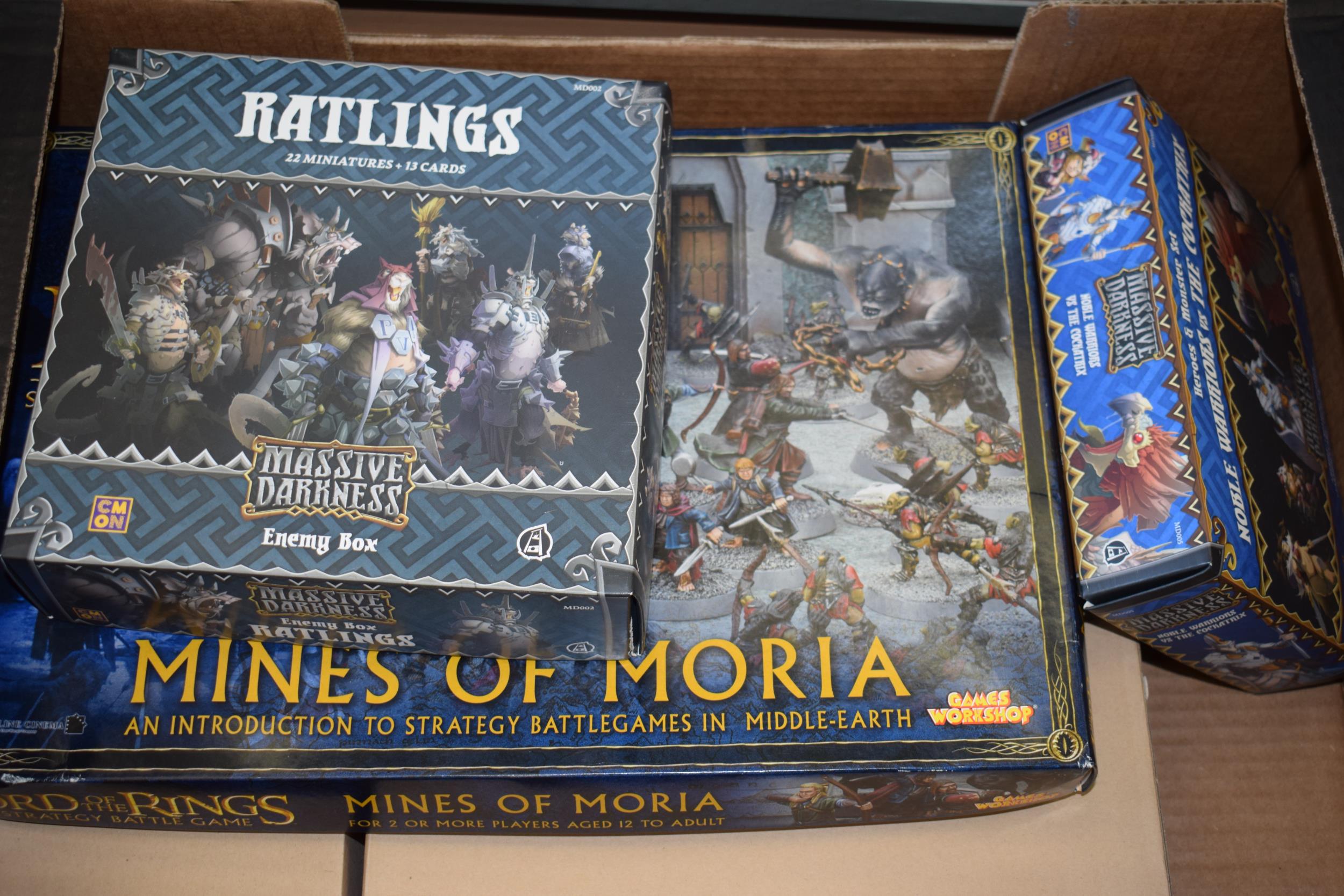 A collection of empty boxes from strategy games to include Warhammer , Lord of the Rings and similar - Image 3 of 3