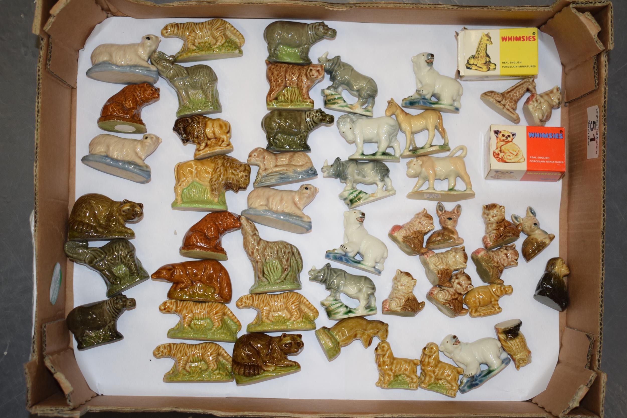 Wade Whimsies to include polar bears, bison, bush babies and others (Qty). Condition generally - Image 2 of 4