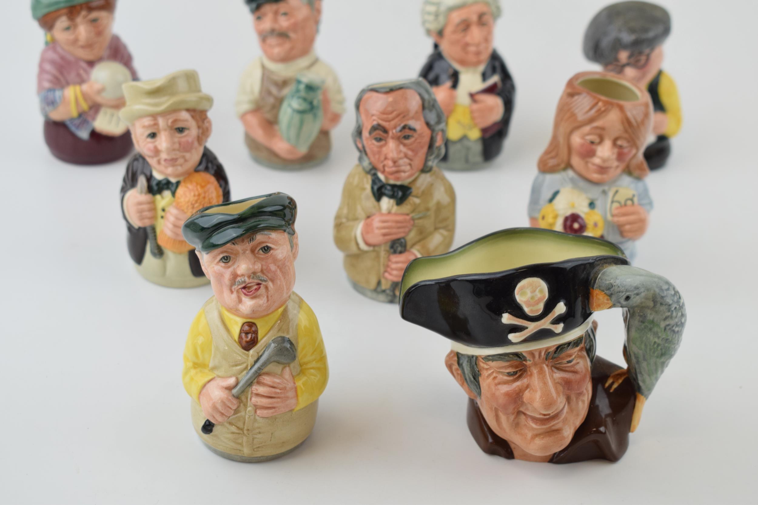 A collection of Royal Doulton Doultonville toby jugs to include Albert Sagger the Potter, Flora - Image 2 of 3