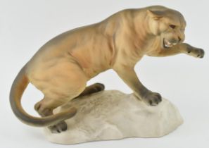 Beswick matte Puma on Rock 1702. In good condition with no obvious damage or restoration.