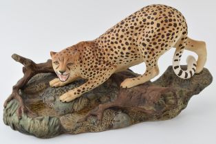 Beswick Cheetah on Rock 2725. In good condition with no obvious damage or restoration.