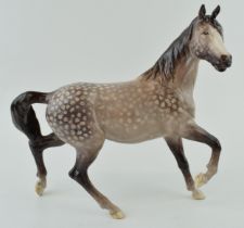 Beswick Spirit of the Wind, with later outside factory decoration, in dappled grey / rocking horse