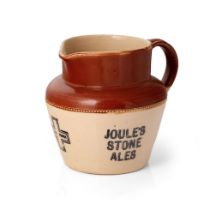 'Joule's Stone Ales' stoneware jug, Trademark cross to front with 'Stone Ales' to both sides. Made