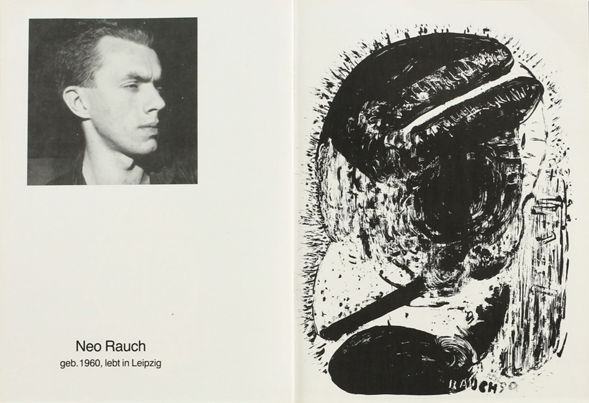 Künstlerbuch Kopf an Kopf, 1990