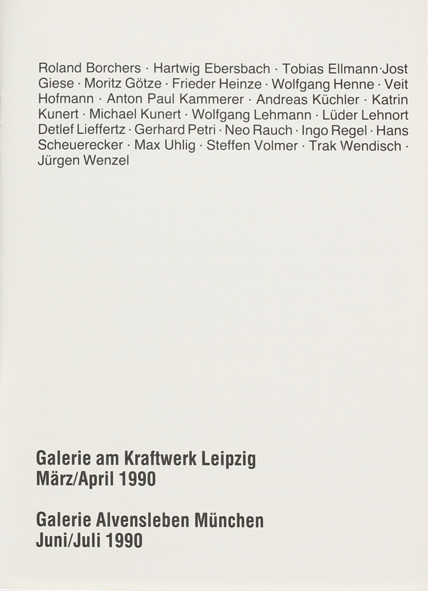 Künstlerbuch Kopf an Kopf, 1990 - Bild 7 aus 8
