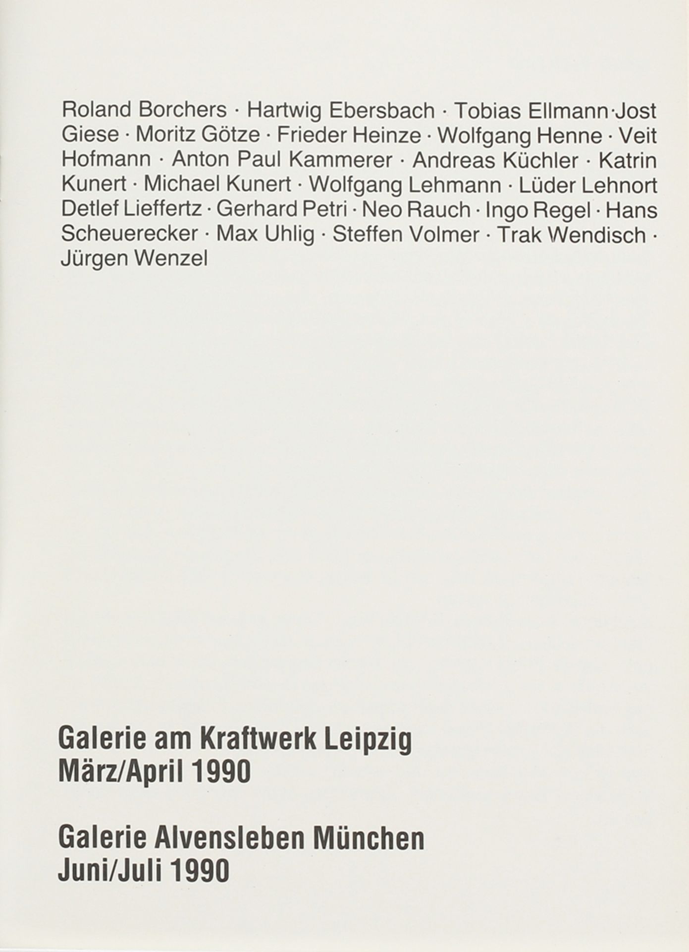 Künstlerbuch Kopf an Kopf, 1990 - Image 7 of 8