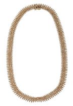 Goldhalsband im archäologischen Stil, um 1900