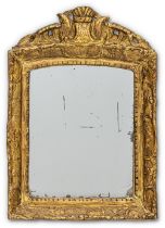 Kleiner Barockspiegelrahmen Deutsch, um 1740