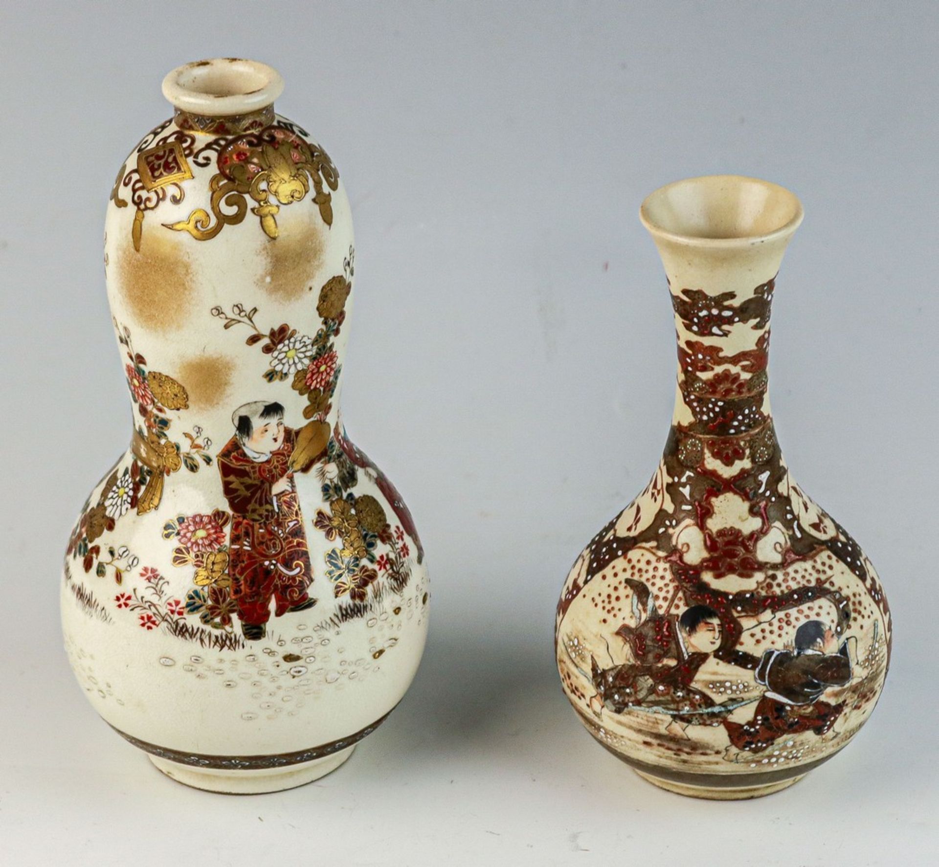 Satsuma-Vase in Kalebassenform Japan