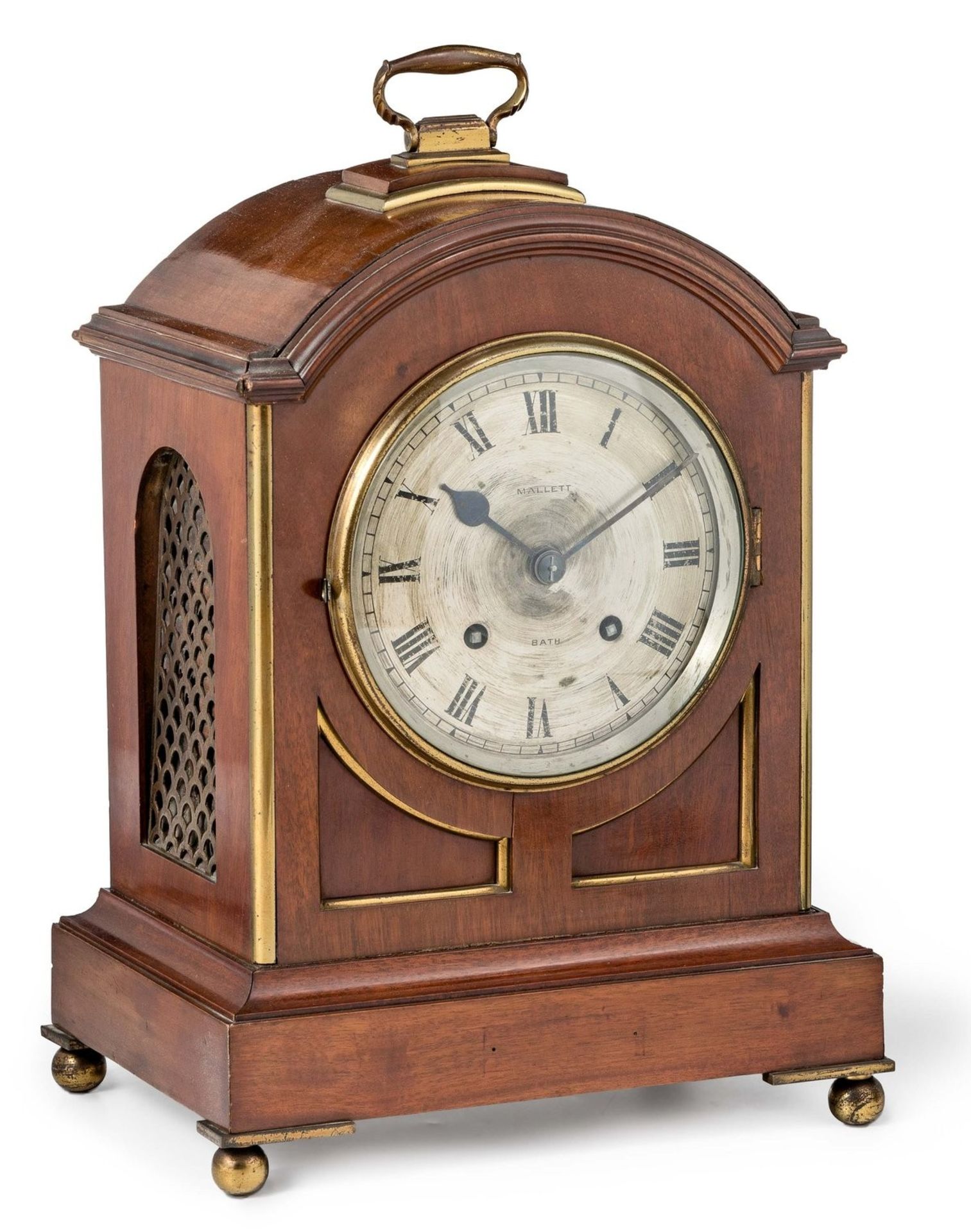 Bracket Clock "Mallet Bath" England, um 1900