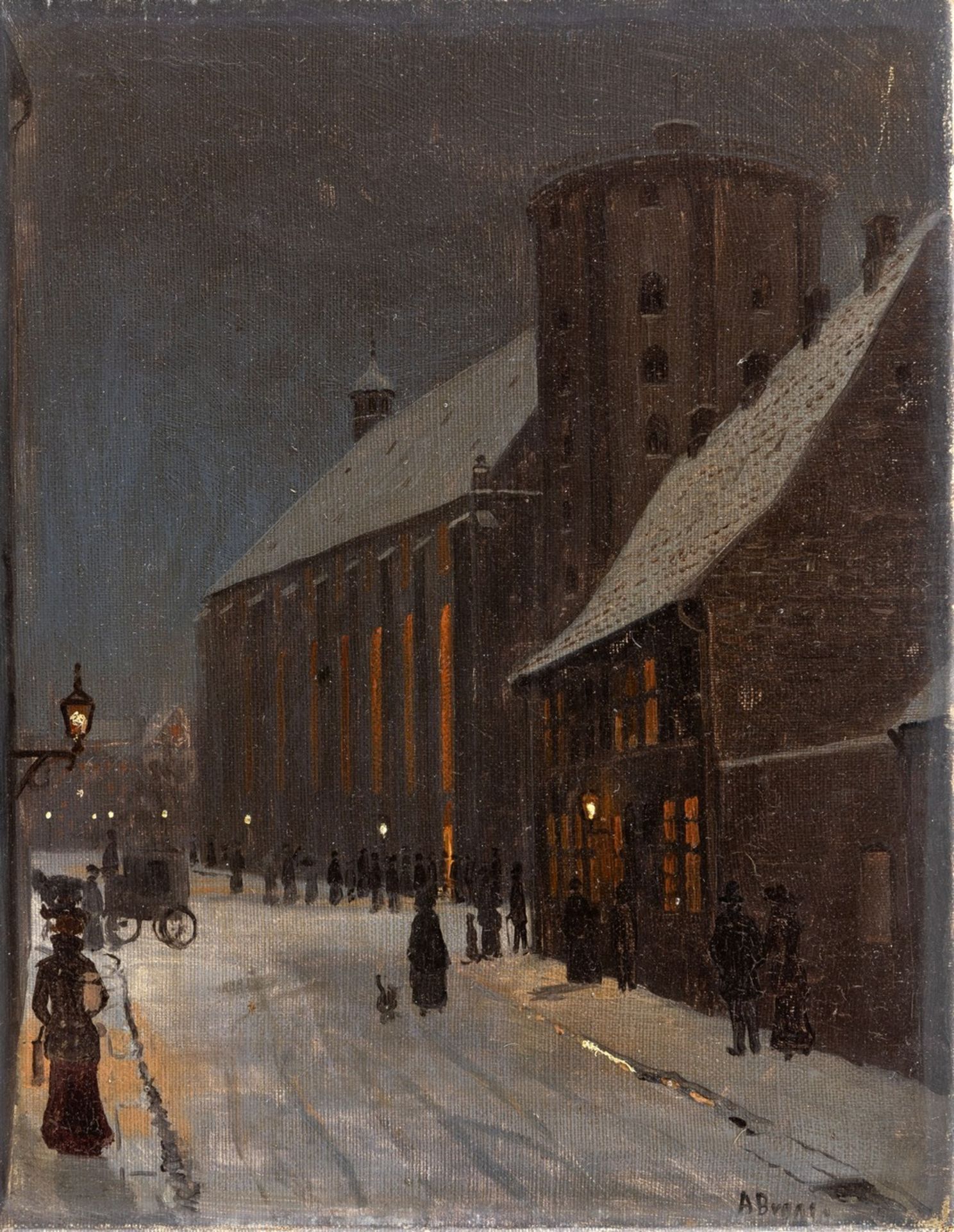 Dänischer Künstler (um 1900) , in der Art von Alfred Broge - Bild 2 aus 2