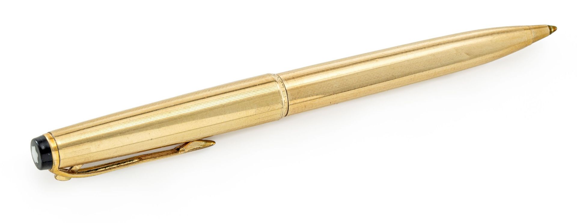 Goldplattierter Montblanc-Kugelschreiber