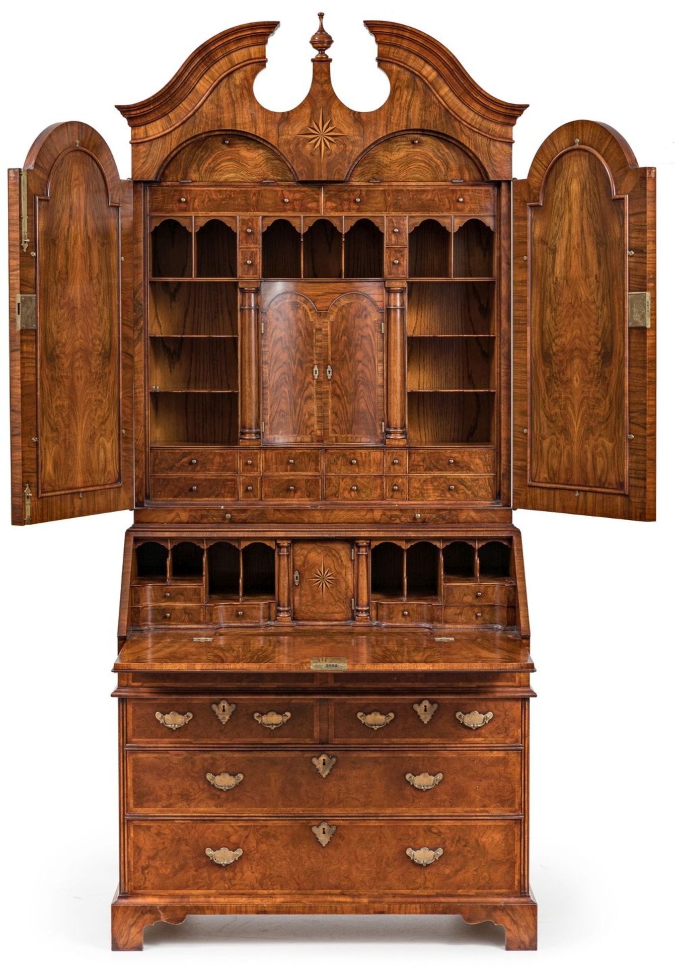 Secretary-Bookcase England, Georgian Style, 20. Jh.