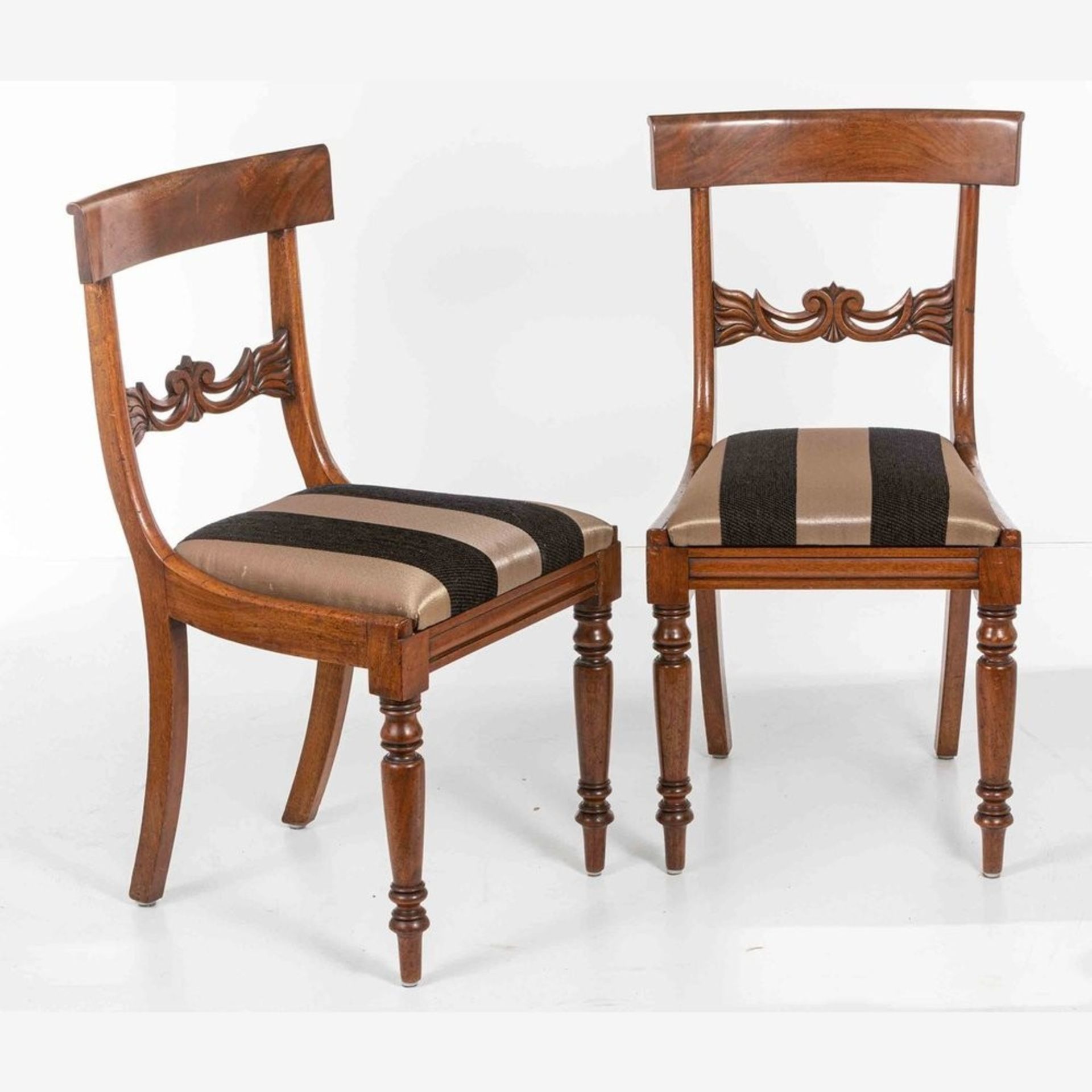 Zwei Viktorianische Stühle England, 2. H. 19. Jh.