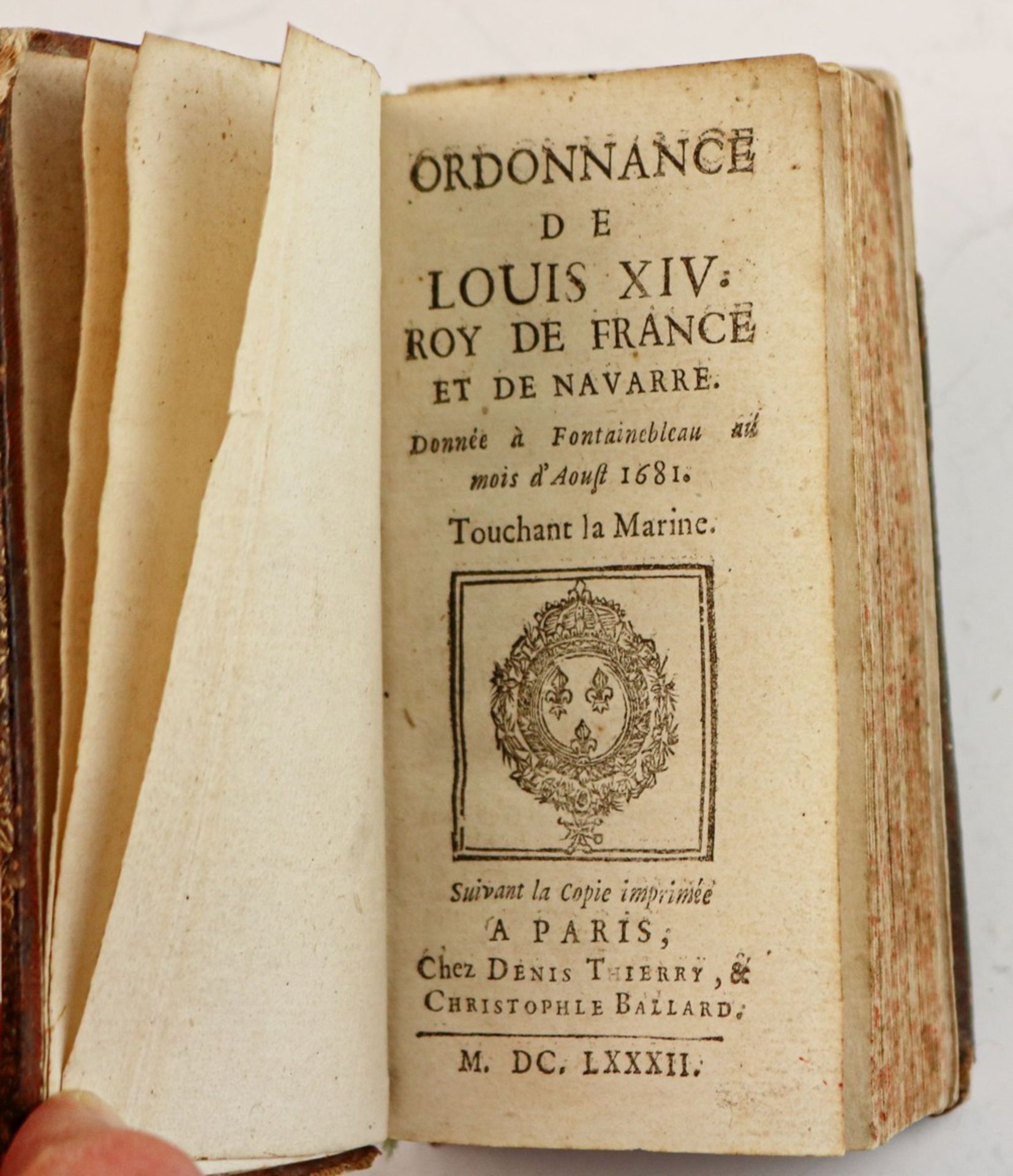 ORDONNANCE DE LOUIS XIV Roy de France et de Navarre - Bild 3 aus 3