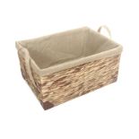 RRP £ 27.99 - Wicker Basket Size: 20cm H x 42cm W x 31.5cm D