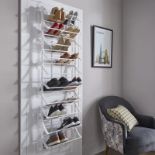 Thirty Pair Stackable Shoe Rack