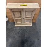 RRP £ 145.99 – Gerda 58" W x 66" H x 15" D Solid Wood Wall Bathroom Cabinet