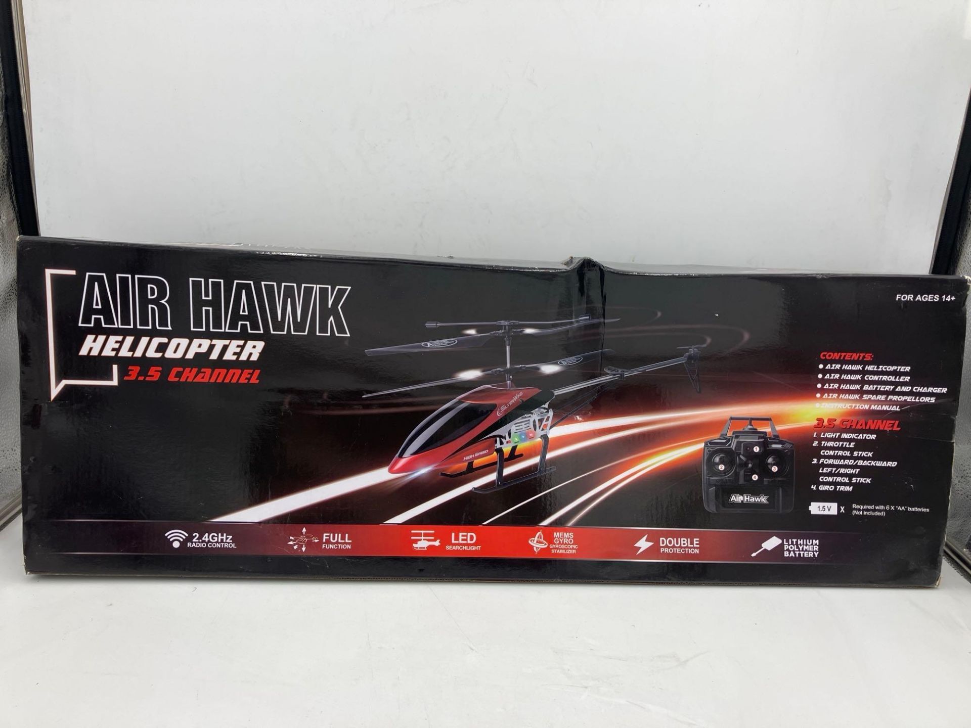 AIR HAWK HELICOPTER - REMOTE CONTROL - 9748 - Image 2 of 2