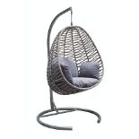 RRP Â£379 - BRAND NEW INDOOR/OUTDOOR HANGING EGG CHAIR