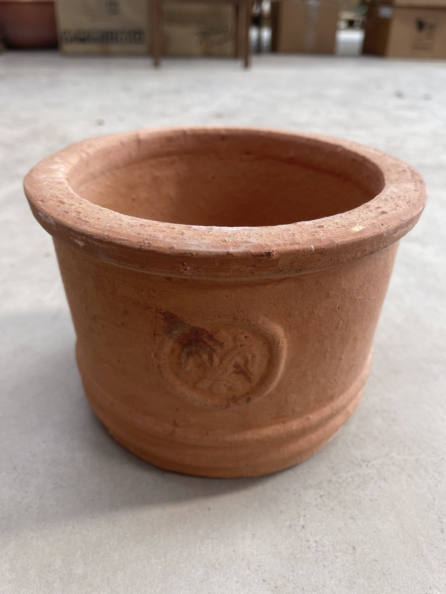 RRP Â£9 - 18cm Small Terracota Pot - COLLECTION ONLY