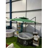 RRP Â£129.99 - BRAND NEW GREEN BANANA PARASOL