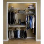 RRP £158.95 - ClosetMaid Fixed Mount Wardrobe Shelving & Clothes Rail Kit - 1.5m to 2.4m Wide