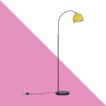 RRP £34.99 - Webb 150cm Arched Floor Lampshade Colour: Yellow, Bulb Included: Yes