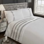 RRP £18.99 - Mickey Grey Duvet Cover Set Colour: White, Size: Single Duvet Cover + 1 Standard