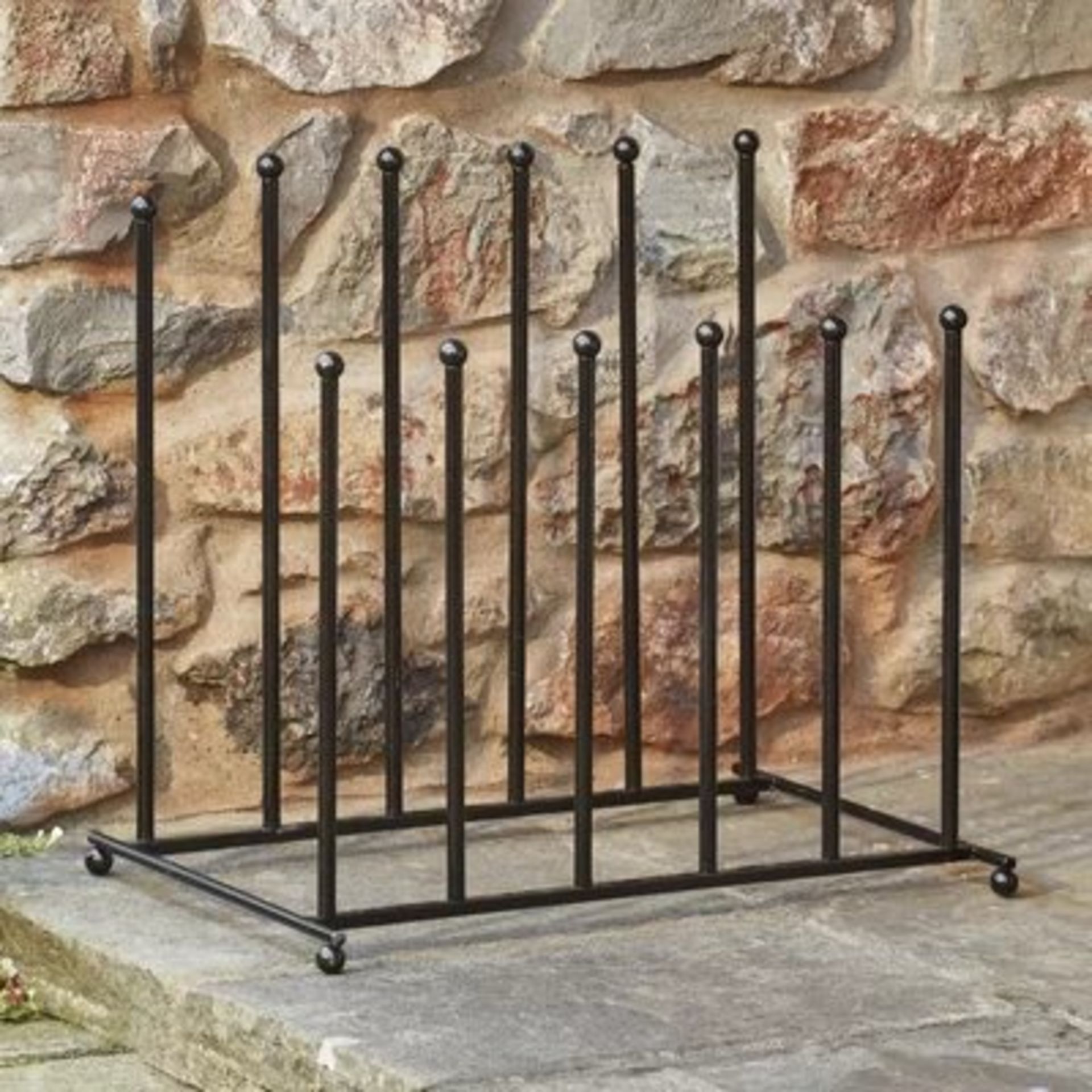 RRP £31.99 - Two Tier Boot Rack - Six Pairs