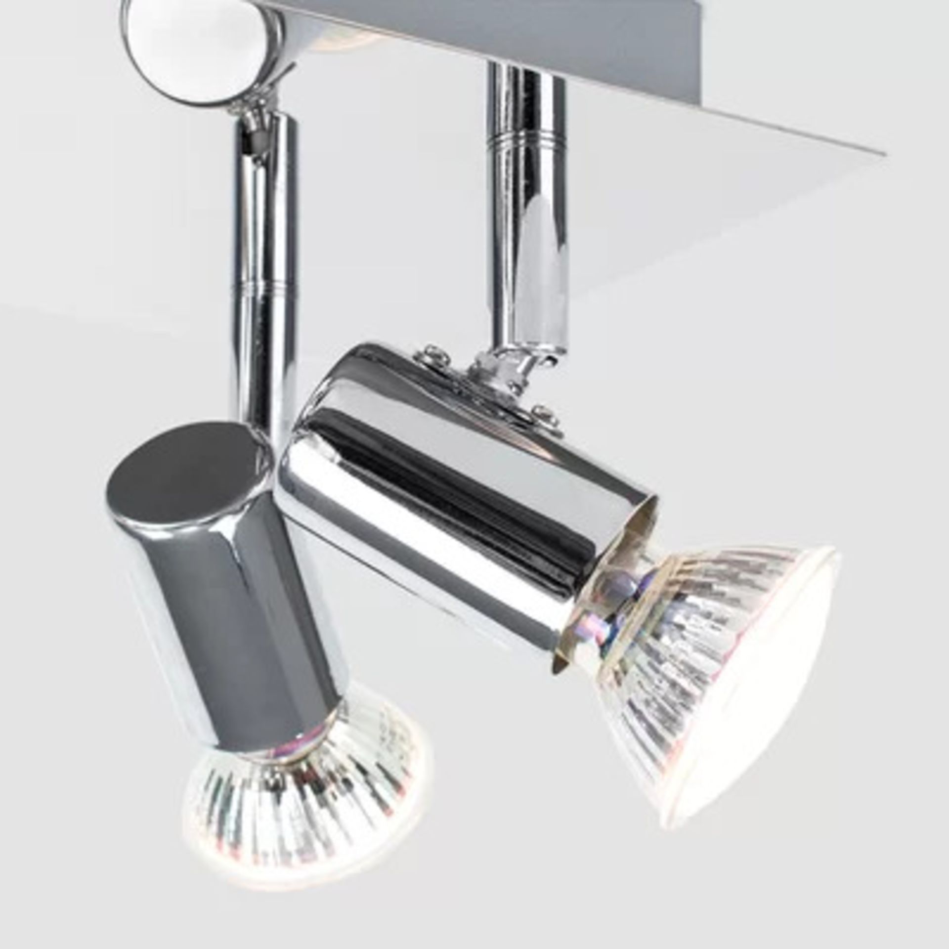 RRP £22.99 - Laverne 6-Light 45cm Ceiling Spotlight Finish Fixture: Chrome - Image 4 of 5