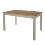 RRP £117.99 - Lucian Rectangular Dining Table Size: 75cm H x 120cm L x 75cm D