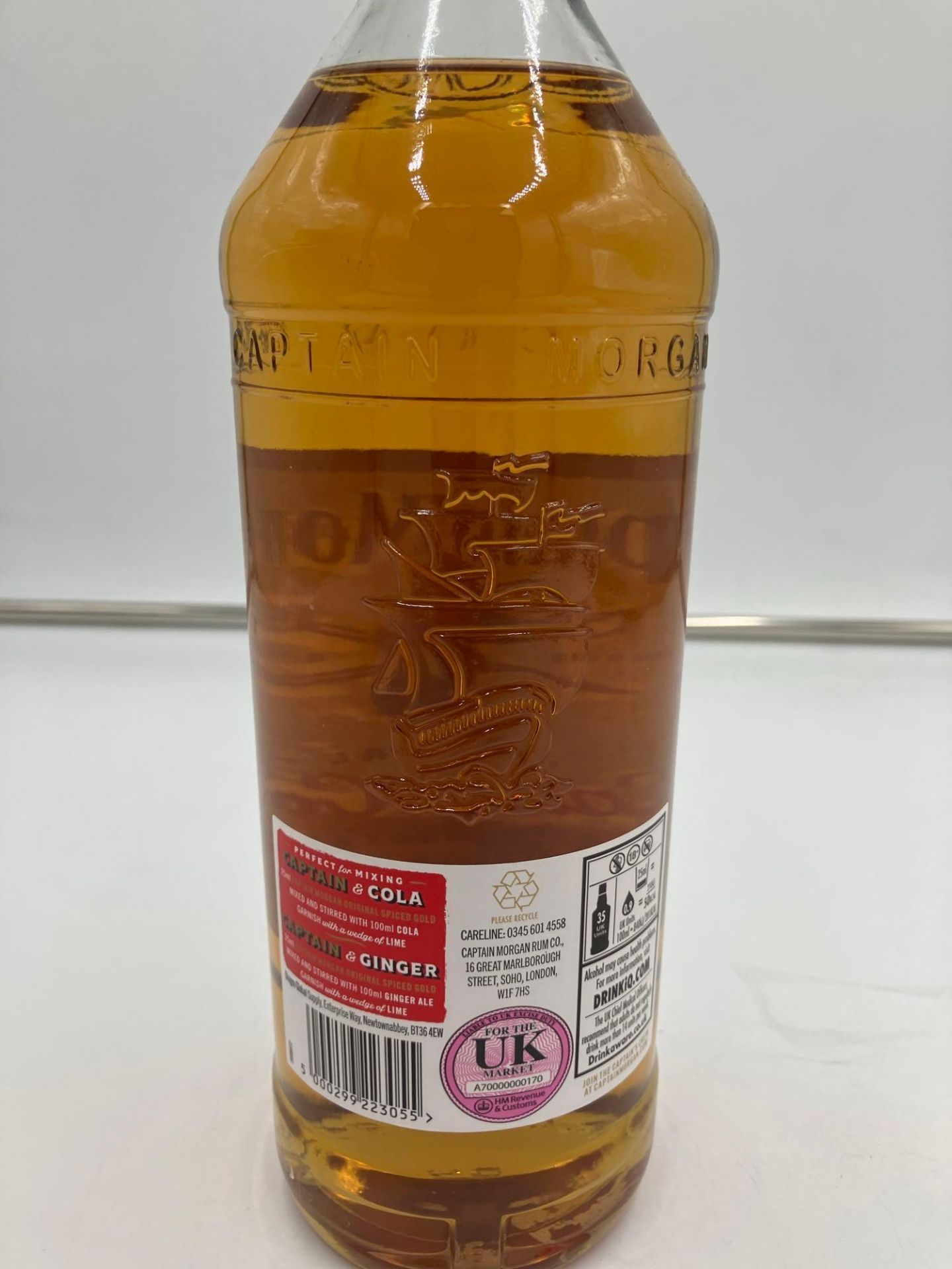 CAPTAIN MORGAN SPICED GOLD RUM - 1L - 9823 - Image 4 of 4